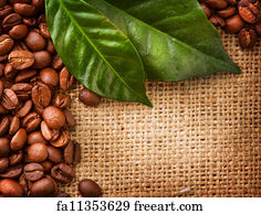 Free Art Print Of Coffee Border Design Beans And Leaves Free Art Print Of Coffee Border Design Beans And Leaves