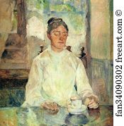 Mother Art Print - Comtesse Adèle-Zoé De Toulouse-Lautrec, The Artist's Mother