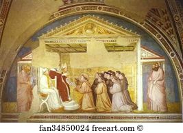 Church Of Santa Croce Art Print - Confirmation Of The Rule