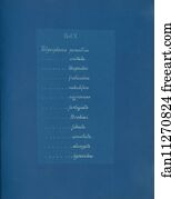 Parts Art Print - Contents List