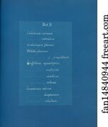 Parts Art Print - Contents List