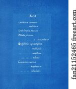 Parts Art Print - Contents List