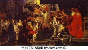 Marie Art Print - Coronation Of Marie De' Medici