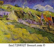 Cottages Art Print - Cottages