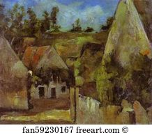 Rue Art Print - Crossroad Of The Rue Remy, Auvers