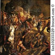 1224 Art Print - Crucifixion. Detail