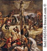Grande Art Print - Crucifixion. Detail