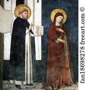 Pietro Cavallini Art Print - Crucifixion. Detail