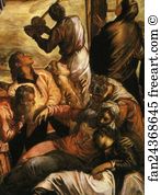 1224 Art Print - Crucifixion. Detail