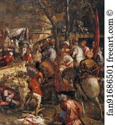 1224 Art Print - Crucifixion. Detail