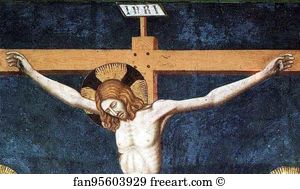 Crucifixion Detail Art Print - Crucifixion. Detail