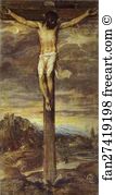 Di Art Print - Crucifixion