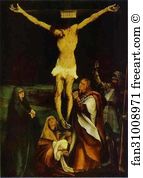 Tempera On Panel Kunstmuseum Basel Art Print - Crucifixion