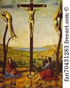 Antonello Da Messina Art Print - Crucifixion
