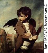 Cupid Art Print - Cupid As A Link Boy