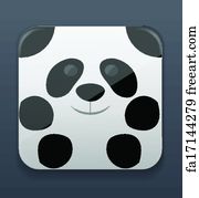 Free art print of Panda. Panda isolated on white background | FreeArt ...