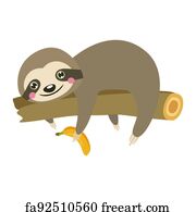 cartoon sloth