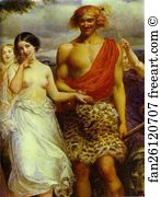 Cymon Art Print - Cymon And Iphigenia. Detail