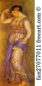 Gabrielle Art Print - Dancer With Castanets (Gabrielle Renard)
