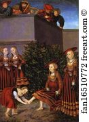 Bathsheba Art Print - David And Bathsheba