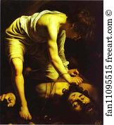 Goliath Art Print - David With The Head Of Goliath