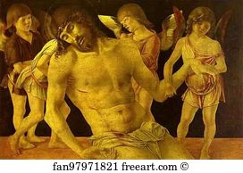 Rimini Art Print - Dead Christ Supported By Angels