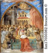 Ascention Art Print - Death And Ascention Of St. Francis