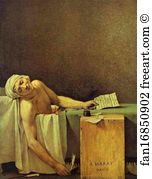 Jacques Louis David Art Print - Death Of Marat