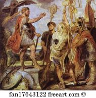 Oil On Wood The National Gallery Of Art Art Print - Decius Mus Addressing The Legions