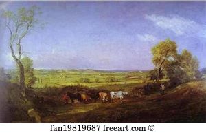 Vale Art Print - Dedham Vale: Morning