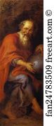 1603 Oil On Canvas Museo Del Prado Art Print - Democritus
