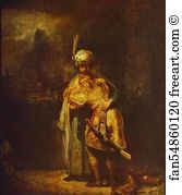 Jonathan Art Print - Departing Of David And Jonathan