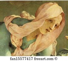 1528 Art Print - Deposition Of Christ. Detail