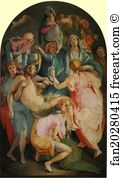 Capponi Art Print - Deposition Of Christ