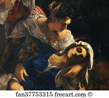 227 Art Print - Deposition Of The Christ. Detail