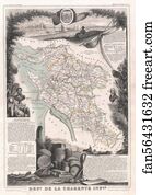 Dept De La Charente Art Print - Dept. De La Charente Infre.