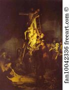 1634 Oil On Canvas The Hermitage Art Print - Descent From The Cross