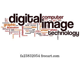 Free art print of Digital Transformation Word Cloud. Digital