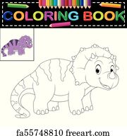 Free art print of Coloring book: dracorex dinosaur | FreeArt | fa30661281