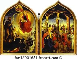 Diptych Art Print - Diptych Of Jeanne Of France