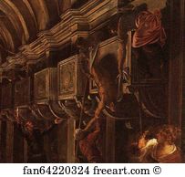 400 Art Print - Discovery Of The Body Of St. Mark. Detail
