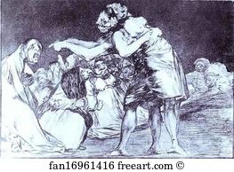 Etching Art Print - Disperate Desordenado Or Disperate Matrimonial