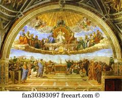 1510 Art Print - Disputa