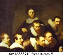 Anatomy Art Print - Doctor Nicolaes Tulp's Demonstration Of The Anatomy Of The Arm. Detail