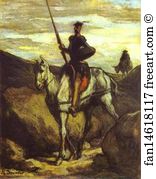 Sancho Art Print - Don Quixote And Sancho Pansa