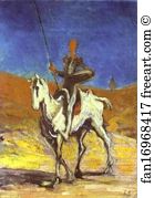 Sancho Art Print - Don Quixote And Sancho Pansa