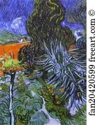27 Art Print - Dr. Gachet's Garden At Auvers-Sur-Oise