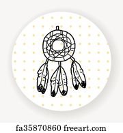 Free art print of Dreamcatcher. Dreamcatcher against a background of