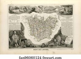Nord Art Print - Dépt. De L'eure (Région Du Nord)