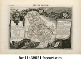 Centre Art Print - Dépt. De L'yonne (Région Du Centre)